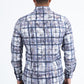 White Modern Fit Stretch Foil Fashion Shirt Men