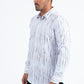 white artistic texture foil shirt side platini
