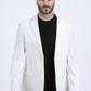 Mens Modern Fit White Blazer