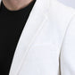 Mens Modern Fit White Blazer
