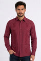 Modern Guayabera Long Sleeve Shirt