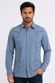 Modern Guayabera Long Sleeve Shirt