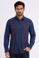 Modern Guayabera Long Sleeve Shirt