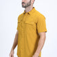 mustard performance solid shirt side platini