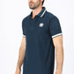 navy platini logo polo side platini