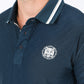 navy platini logo polo detail platini