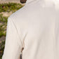 off white double button suede blazer men platini detail