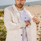 off white double button suede blazer men platini lifestyle