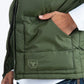 Mens Olive Light Bubble Vest