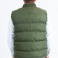 Mens Olive Light Bubble Vest