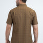 Mens Performance Classic Fit Short Sleeve Camel Shirt