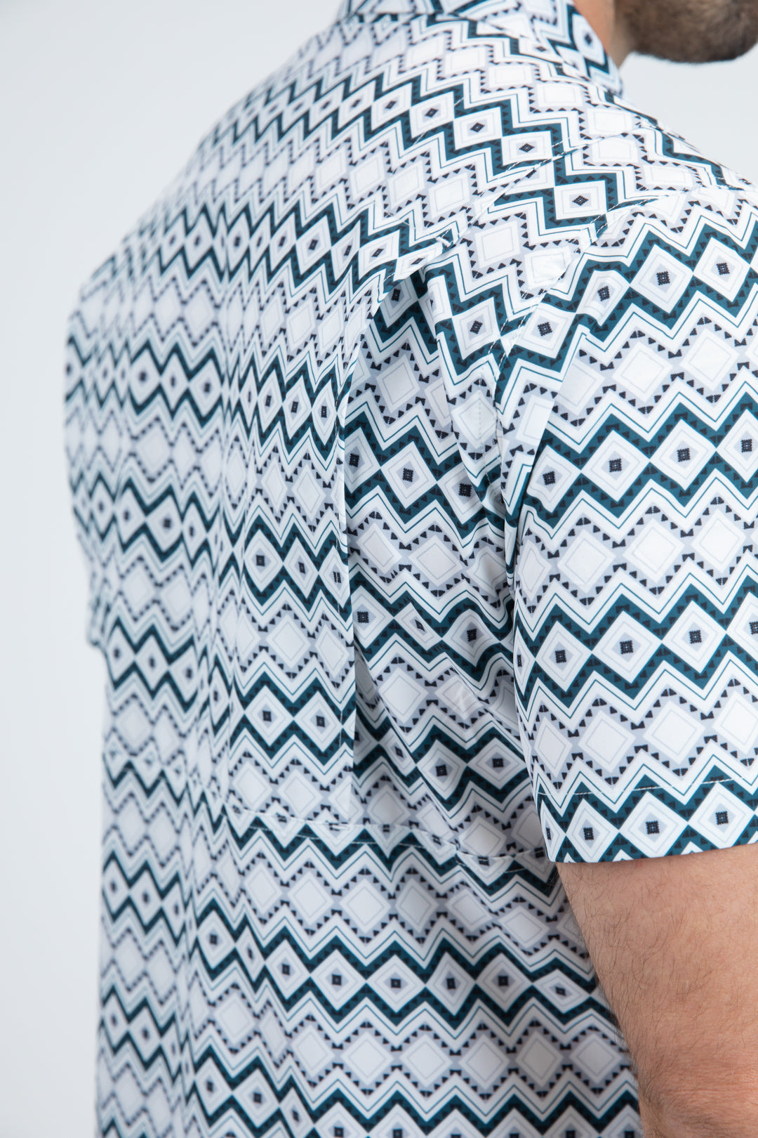 Mens Performance Classic Fit Short Sleeve White Shirt