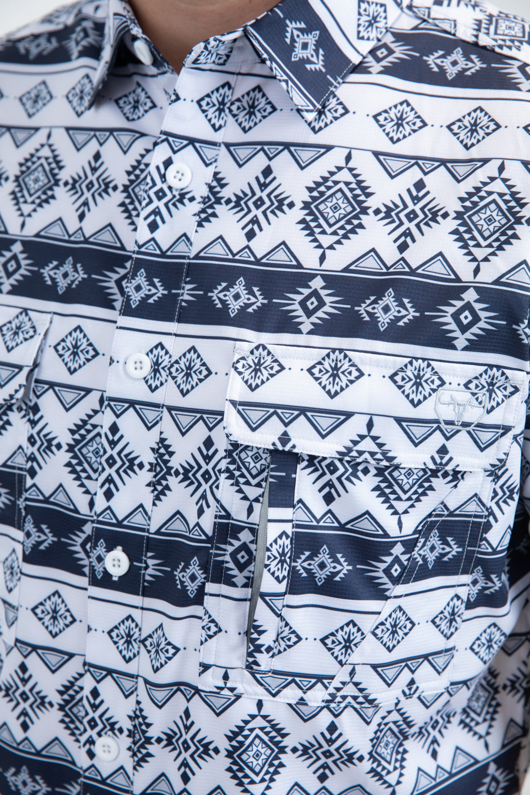 Mens Performance Classic Fit Short Sleeve White Shirt