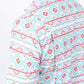 Mens Performance Classic Fit Western Short Sleeve Aztec Print White/Salmon Shirt