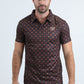 black geo cattle polo front platini