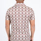 beige horizontal lineal polo back platini