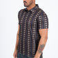 black full aztec diamond polo side platini