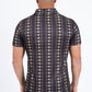 black full aztec diamond polo back platini