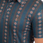 teal full aztec diamond polo detail platini