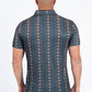 teal full aztec diamond polo back platini