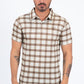 beige performance polo men front