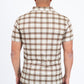 beige performance polo men back