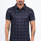 black western longhorn polo front platini