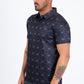 black western longhorn polo side platini