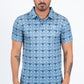 slate western longhorn polo front platini