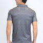 Mens Performance Fabric Print Slate Polo