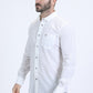 Men's Performance Long Sleeve White Shirt