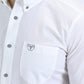 Men's Performance Long Sleeve White Shirt