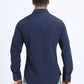 Men's Performance Western Long Sleeve Navy Shirt