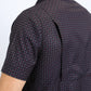 Mens Performance Western Short Sleeve Aztec Print Black Shirt