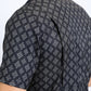 Mens Performance Western Short Sleeve Aztec Print Black Shirt