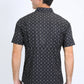 Mens Performance Western Short Sleeve Aztec Print Black Shirt