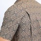 Mens Performance Western Short Sleeve Aztec Print Brown Shirt