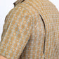 Mens Performance Western Short Sleeve Aztec Print Camel Shirt