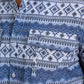 Mens Performance Western Short Sleeve Aztec Print Grey Shirt