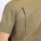 Mens Performance Western Short Sleeve Aztec Print Khaki Shirt