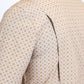 Mens Performance Western Short Sleeve Aztec Print Beige Shirt