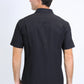 Mens Performance Western Short Sleeve Aztec Print Black Shirt