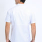 Mens Performance Western Short Sleeve Aztec Print White Shirt