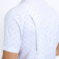 Mens Performance Western Short Sleeve Aztec Print White Shirt