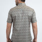 Men's Performance Western Short Sleeve Beige Shirt