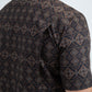 Men's Performance Western Short Sleeve Black Shirt