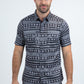 Men's Performance Western Short Sleeve Black Shirt