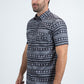 Men's Performance Western Short Sleeve Black Shirt