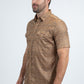 Men's Performance Western Short Sleeve Camel Shirt
