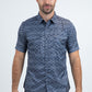 Men's Performance Western Short Sleeve Navy Shirt